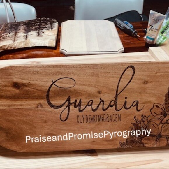 Custom, Hand-Burned Home Decor - Picture 8 of 13